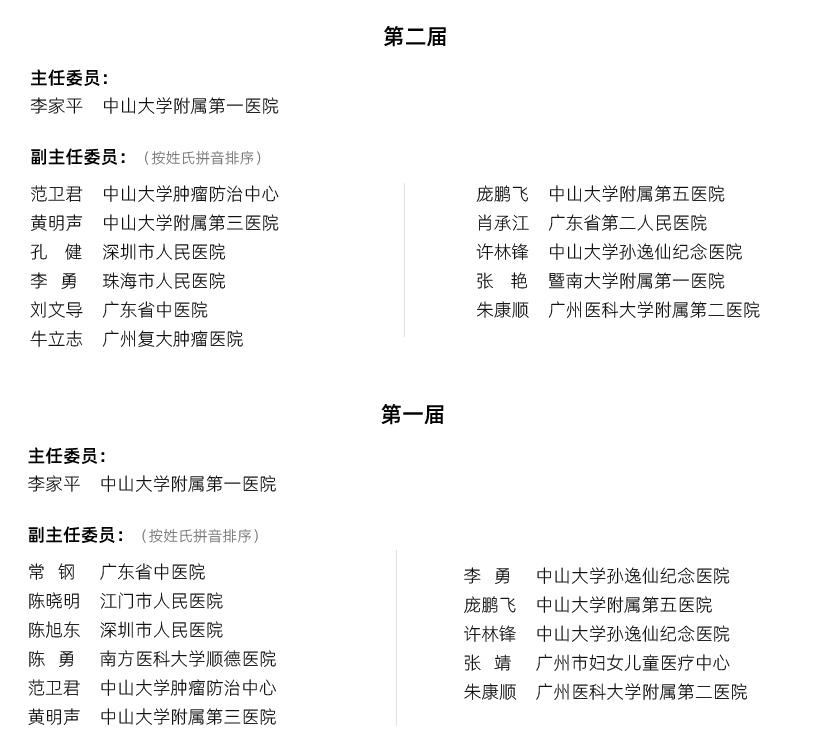 肿瘤介入学专业委员会