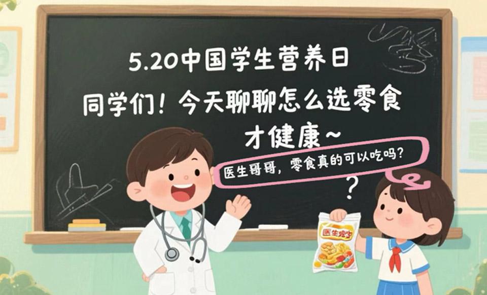 【中国学生营养日】同学们！今天聊聊怎么选零食才健康