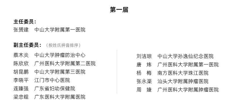 乳腺外科人工智能标准化技术专业委员会