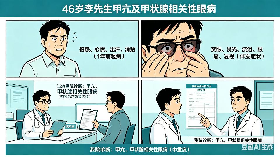 【医学科普】患了甲亢突眼怎么办？